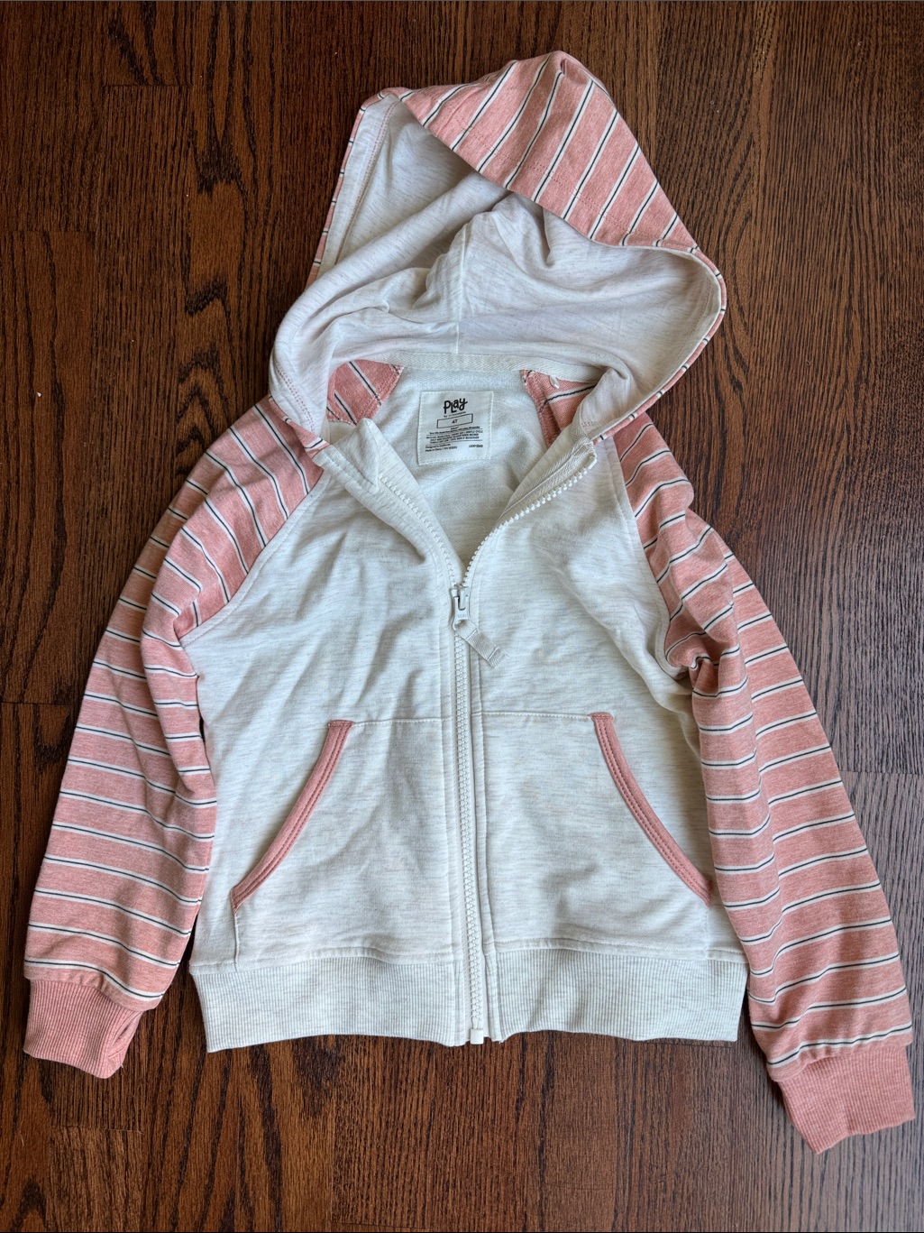 Little Sleepies 4t Striped Hoodie